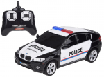 Nuotoliniu būdu valdomas policijos automobilis BMW X6, juodas