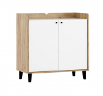 Komoda Meblocross Dolce DOL-05, ruda/balta