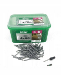 Spax Wirox sraigtai terasai 4,5x60mm, 1000 vnt. + antgalis