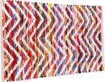 Stačiakampis rankų darbo džiuto kilimas Gifiie 60x90 cm, spalvotas