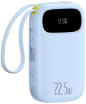 Atsarginis maitinimo &scaron;altinis ("Power Bank") Baseus Enerfill Fc31 20000mah Powerbank su laidais ir ekranu, 22.5w