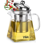 Arbatinukas su arbatos virimo aparatu, 490 ml, stiklinis