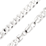 Sidabrinė grandinėlė moterims "Curb" Brasco 63856