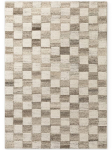 Vikosa Boho 1.0 vilnonis kilimas Quadra &ndash; natūrali kreminė ruda 120x180