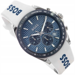 Vyri&scaron;kas laikrodis Hugo Boss 1514238 baltas, su datos ir chronografo funkcijomis