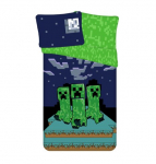 Jerry Fabrics Vaiki&scaron;ka Patalynės Komplektas Minecraft &bdquo;Sssleep Tight&ldquo; 140x200, 2 vnt.