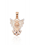 Auksinis Pakabukas &bdquo;Angel XVII&ldquo; I&scaron; 585 Prabos Raudono Aukso, Golden