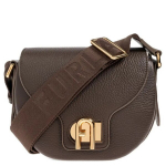 FURLA Rankinė per petį moterims, Ruda, Furla lotus mini crossbody