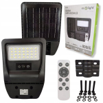 Saulės gatvės &scaron;viestuvas Ecolight 50w 800lm su judesio davikliu Ip65