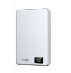 Atsarginis maitinimo &scaron;altinis ("Power Bank") BWOO power bank magnetyczny P76 PD 20W 10000 mAh ultra cienki w aluminiowej obudowie z wyświetlaczem i portem USB-C srebrny
