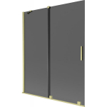 Vonios sienelė Mexen Velar, 140 x 150 cm, Brushed gold/Graphite