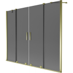 Vonios sienelė Mexen Velar Duo, 180 x 150 cm, Gold/Graphite