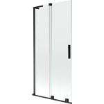Vonios sienelė Mexen Velar L, 90 x 150 cm, Black/Transparent