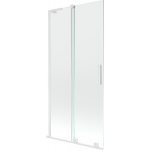 Vonios sienelė Mexen Velar L, 90 x 150 cm, White/Transparent