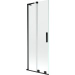 Vonios sienelė Mexen Velar L, 75 x 150 cm, Black/Transparent
