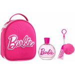 Dovanų rinkinys Barbie EDT 100 ml kuprinė lūpų blizgesio pakabukas