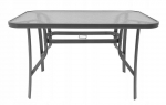 Lauko stalas Majorca Trio, 120x70x70 cm, pilkas