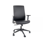 Biuro kėdė Signal Meble Q-085 ergonomi&scaron;ka juoda ekologi&scaron;ka oda