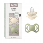 Bibs Supreme silikoniniai ortodontiniai čiulptukai 2 vnt. 6m+
