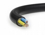 Yky 3x6mm&sup2; įžeminimo kabelis, varinis, 0.6/1kv, 1m