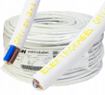 Omy 3x1 mm&sup2; 300/300v varinis laidas, 50m, baltas