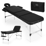 Aluminium Massage and Rehabilitation Table 3-Section Foldable in Suitcase + Bag ModernHome