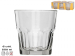 Kitchen&Go Casablanca stiklinių rinkinys, 250 ml, 6 vnt.