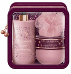 Kūno priežiūros rinkinys Baylis & Harding Wild Cherry & Vanilla Luxury Travel, 4 vnt.