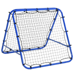 Futbolo atmu&scaron;imo vartai, reguliuojami 100x95x90 cm, metalas, mėlyna