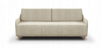 Trivietė sofa-lova BEST, smėlio spalvos, modernaus dizaino, su miego funkcija ir daiktų laikymo vieta