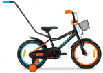 Dviratis Tabou Rocket CS Alu 12", juodas/oranžinis
