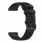 &bdquo;BestAccessories" silikoninis laikrodžio dirželis 18 mm, juodas