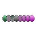 Filtras Filtr Greenl Zestaw filtr&oacute;w do DJI Action 6 (CPL/MCUV/ND8/16/32/64/Light Pollution LPR/Black Mist 1/4)