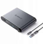 Orico Ptm1-gy-ep stotelė Usb-c su M.2 Nvme/sata, Hdmi, Rj45