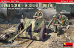 Klijuojamas modelis MiniArt 53010 German 7.5cm Anti-Tank Gun PaK 40. Mid Prod w/ Artillery Crew 1/35