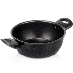 Puodas granito BASIC LINE 20 cm 2 l juodas Orion
