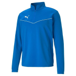 Vyri&scaron;ka džemperis Puma teamRISE 1 4 Zip Top mėlyna 657394 02, L
