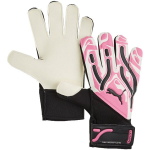 Puma Ultra Play RC vartininko pir&scaron;tinės, rožinės ir baltos, 41862 08