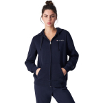 Moteri&scaron;kas džemperis Champion Full Zip Hoodie, tamsiai mėlynas, 117531 BS501, XS