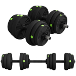 Hantelių rinkinys, 25 kg, reguliuojamas svoris, 1 vnt