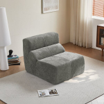 Vienvietė sofa, aksomas, 94x110x79 cm, 1 vnt