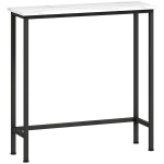 Konsolinis stalas, 75x24x76 cm, reguliuojamos kojelės, 1 vnt