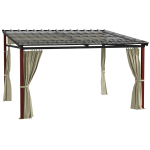 Pergola su stogu, 3,5x3 m, reguliuojamas auk&scaron;tis, 1 vnt