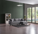 Kampinė sofa-lova Flavia, pilka