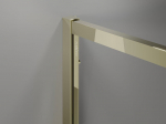 Mexen Exo stumdomosios du&scaron;o durys, 135 cm, skaidrios, auksinės - 8151-135-000-50-00