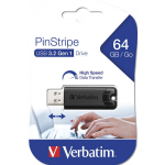 USB laikmena USB atmintukas Verbatim 49318 Juoda 64 GB (1 vnt.)