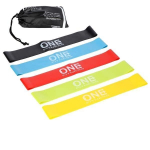 Pasiprie&scaron;inimo gumų rinkinys One Fitness PBF05 Slim, 5 vnt.