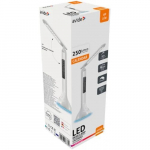 Avide LED įkraunamas stalinis &scaron;viestuvas 4W baltas