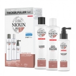 Rinkinys praretėjusiems dažytiems plaukams Nioxin System 3: &scaron;ampūnas 150 ml + kondicionierius 150 + serumas 50 ml