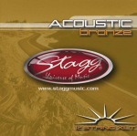 Stygos akustinei gitarai Stagg AC-12ST-BR